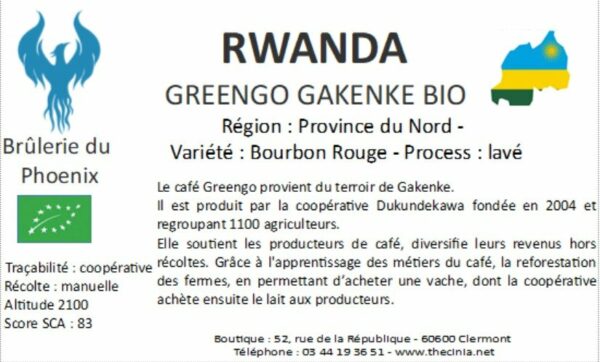 Rwanda- Graango Gakenke BIO